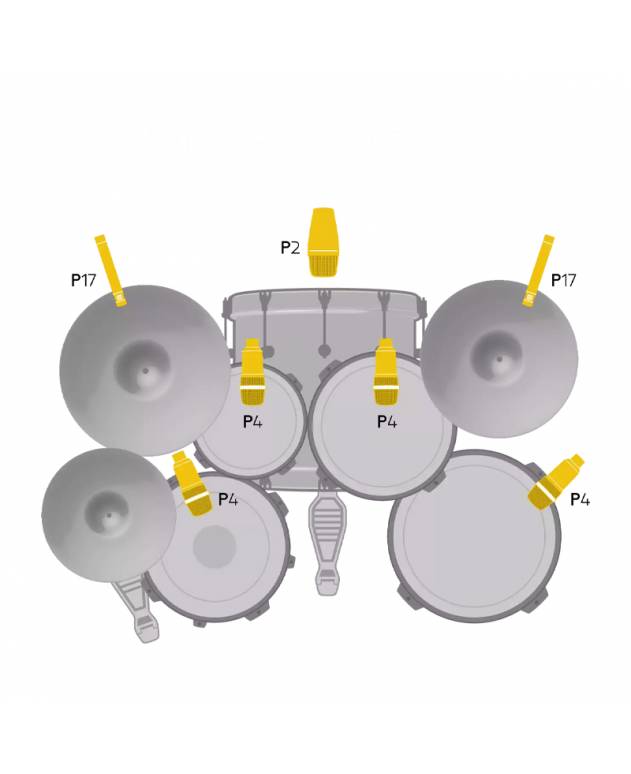 AKG DRUM SET SESSION 1 - Drum Microphone Set - Wailian Electronics